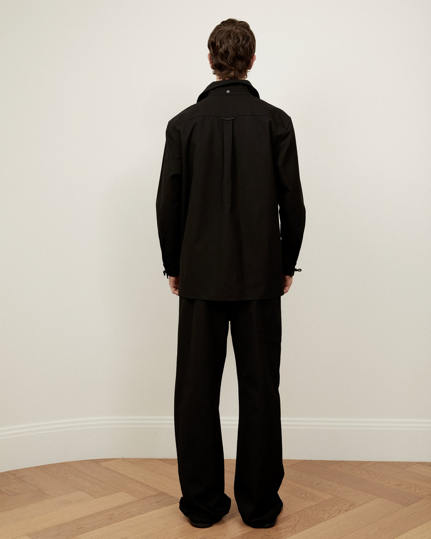 Canvas Shirt Jacket • Black