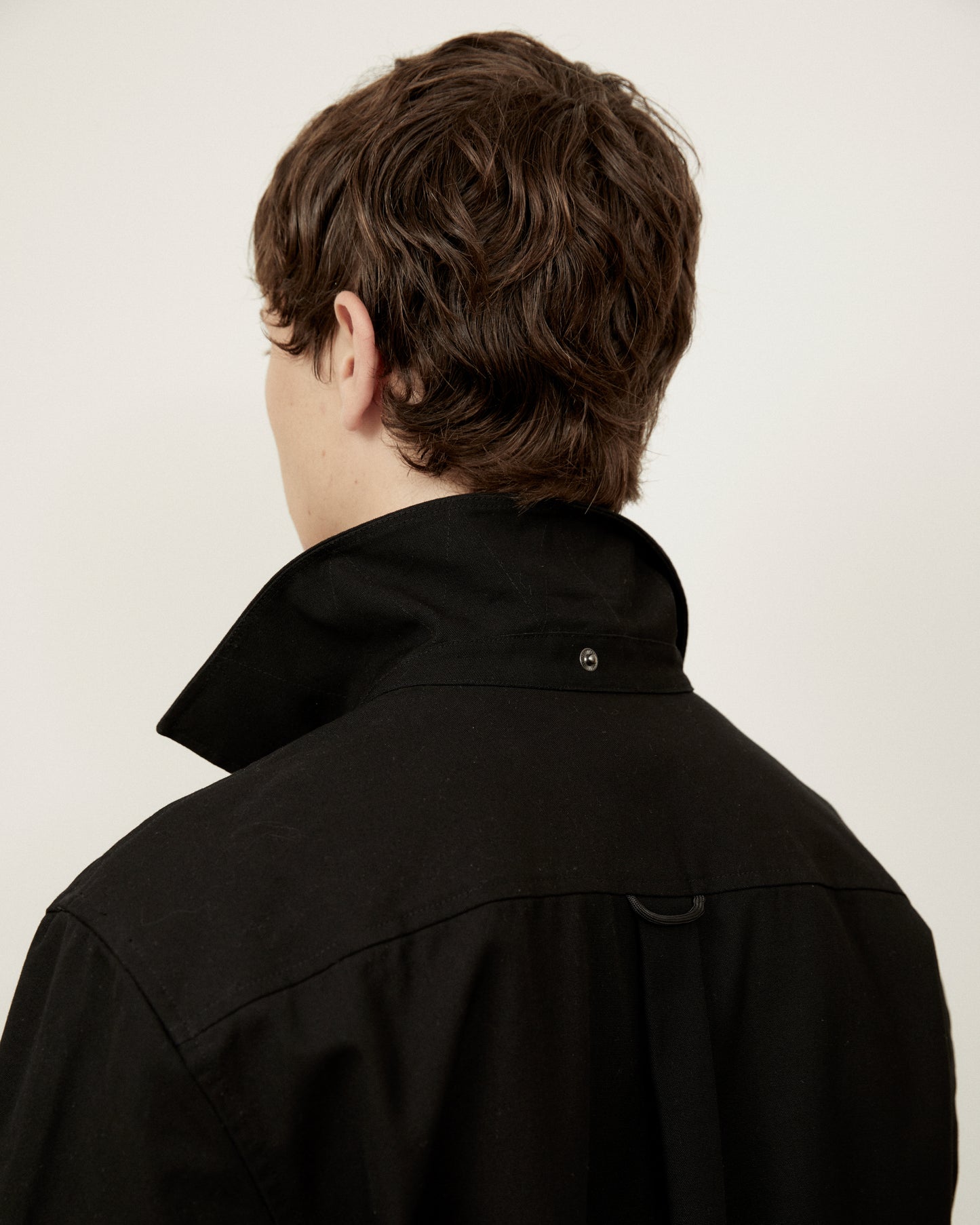 Canvas Shirt Jacket • Black