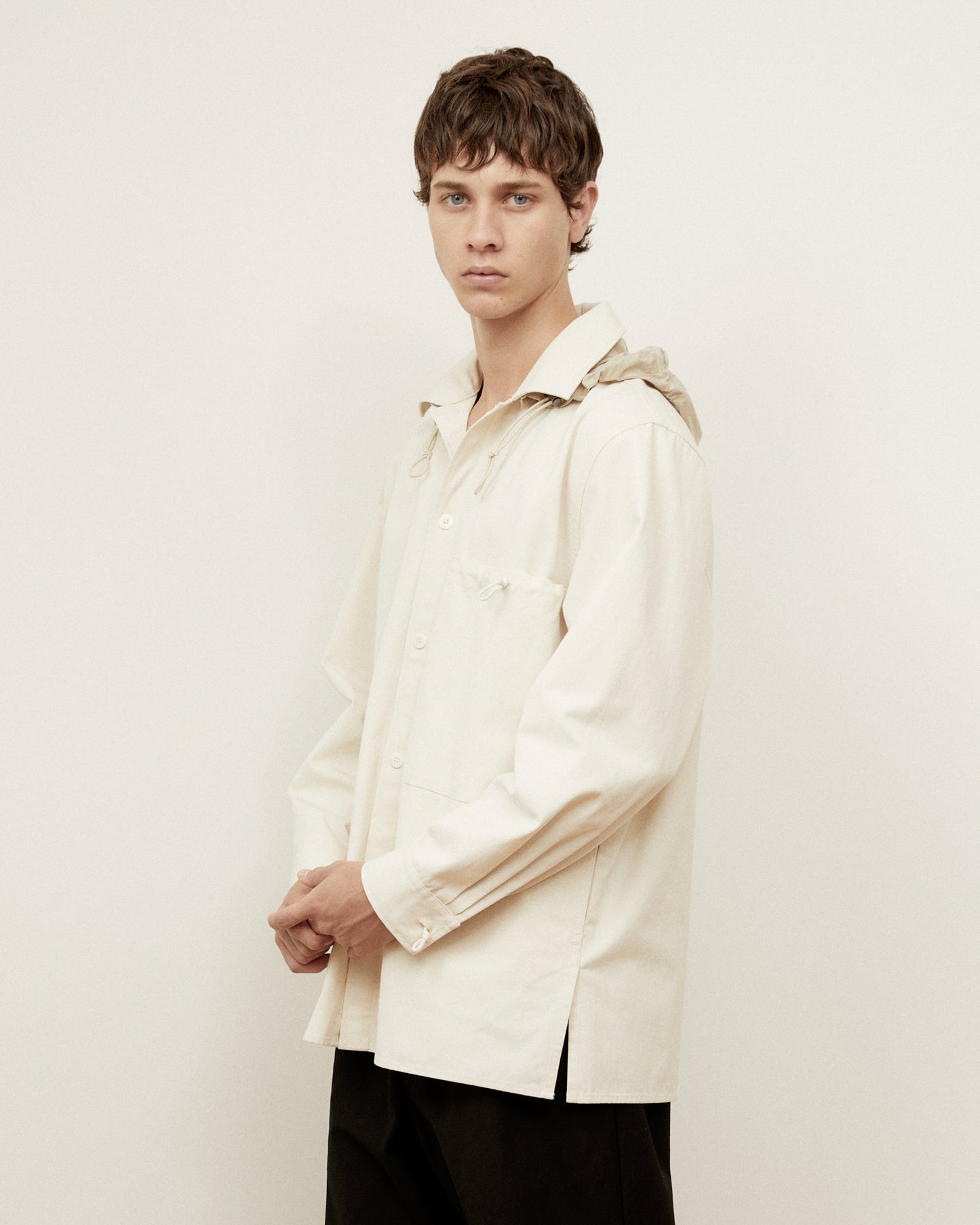Canvas Shirt Jacket • Natural