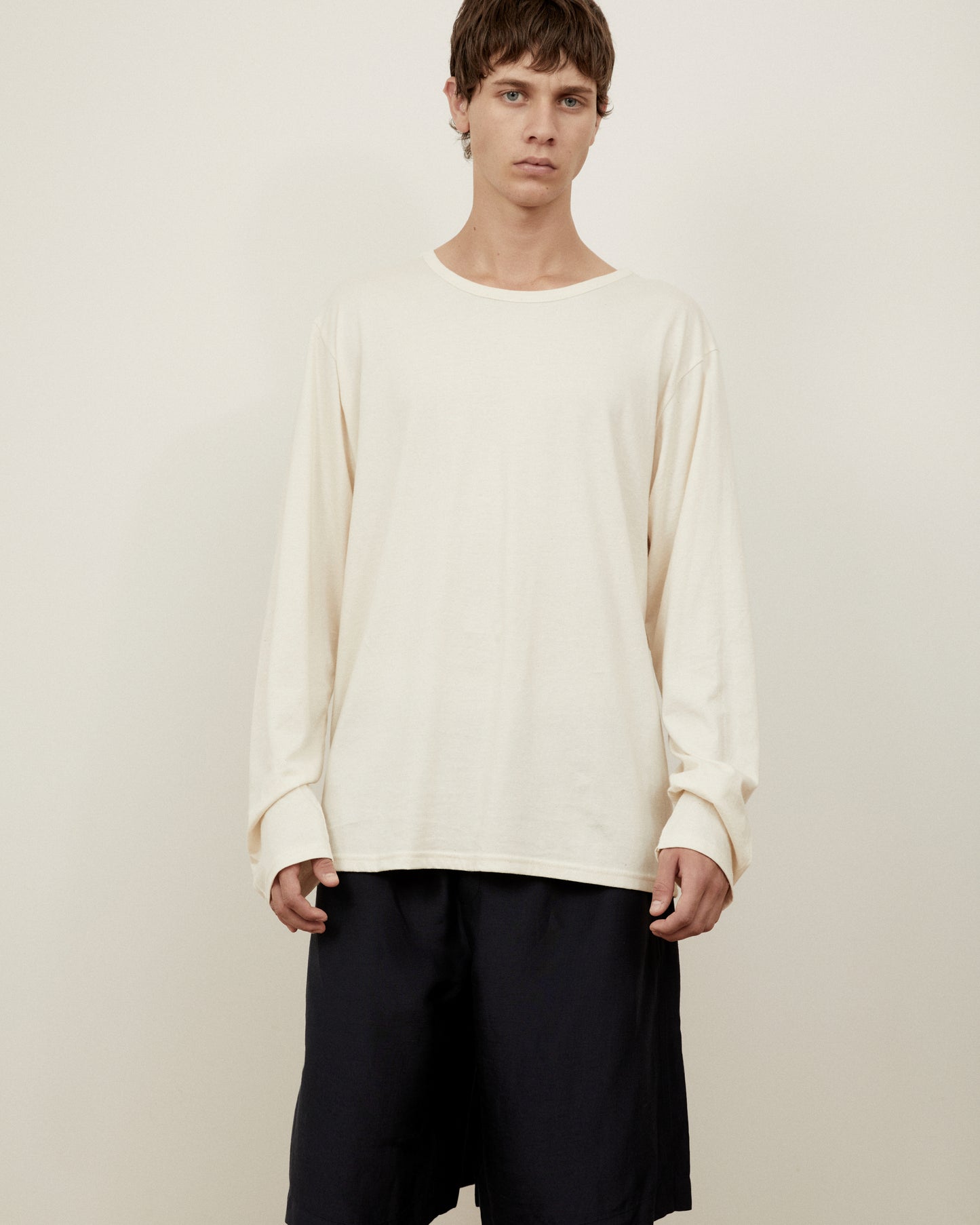 Organic LS T-shirt • Natural