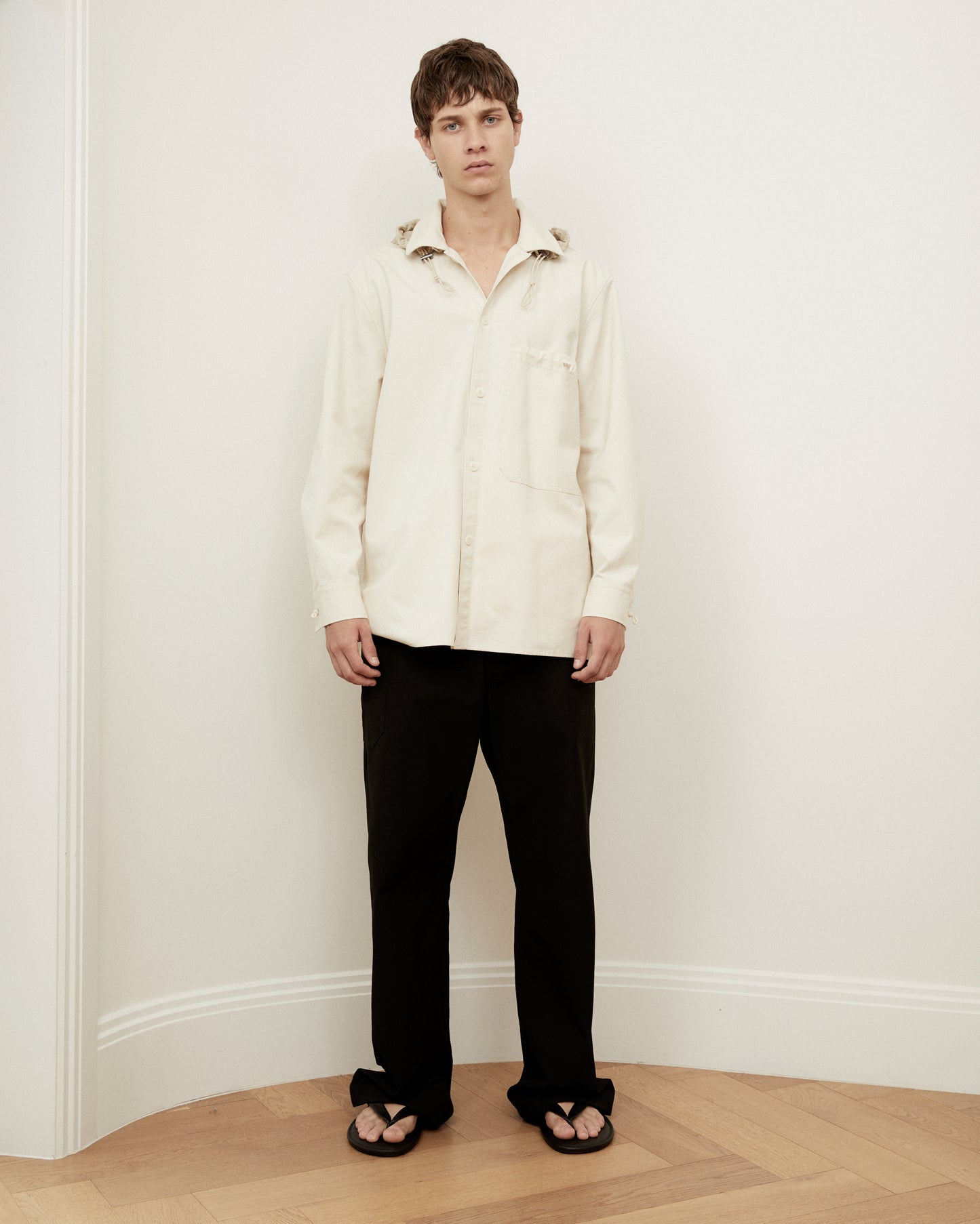 Canvas Shirt Jacket • Natural