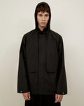 Morrow Australia Fashion black dry jacket with hood on