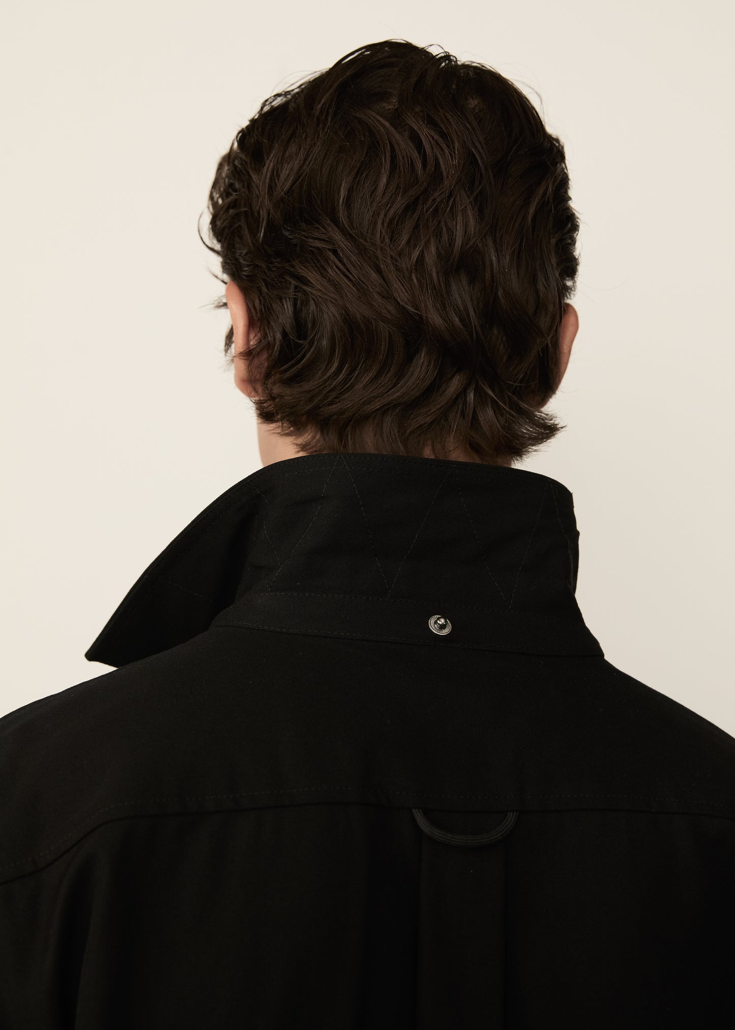 Canvas Shirt Jacket • Black