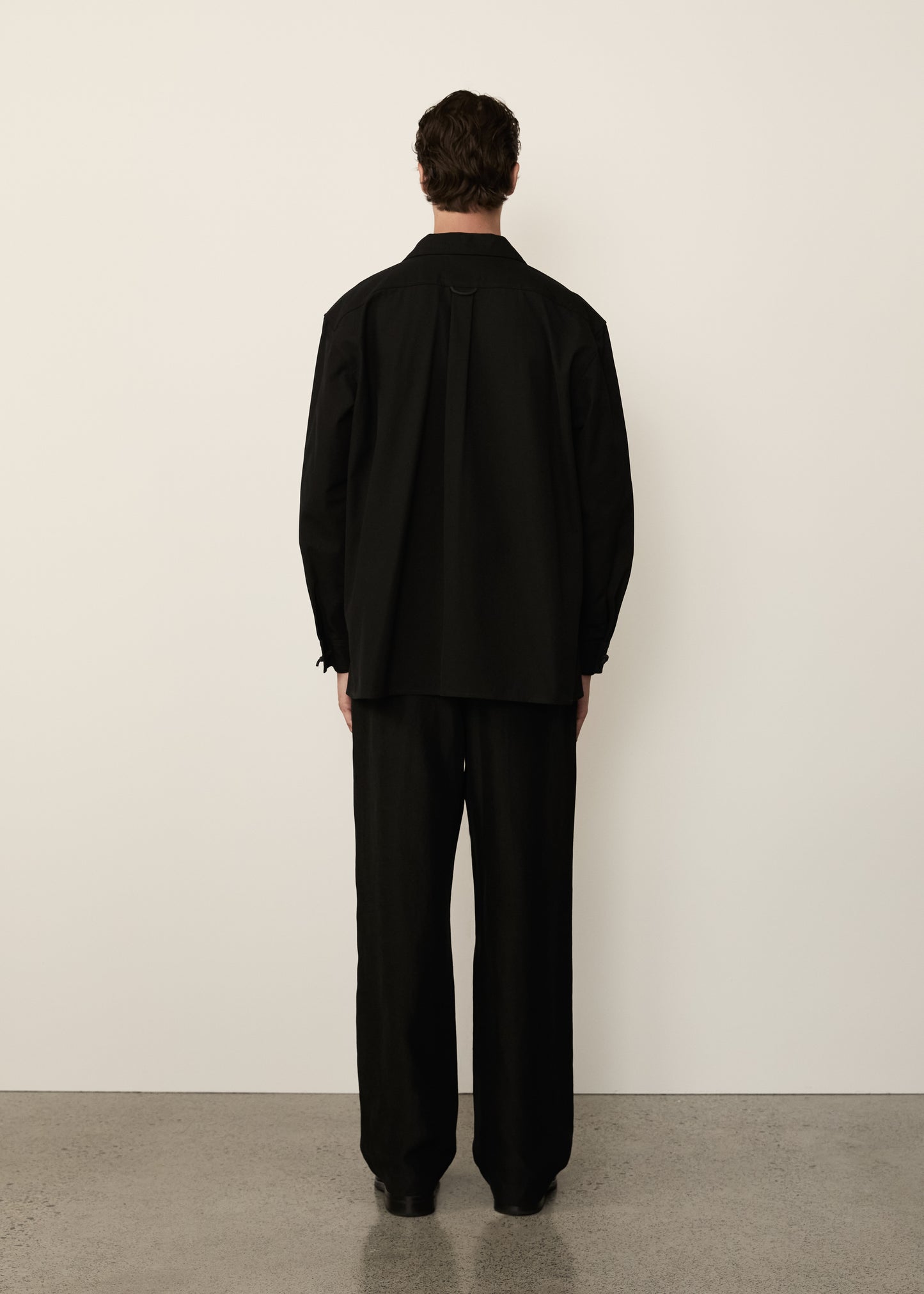 Canvas Shirt Jacket • Black