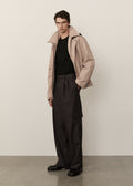Wool Cargo Trouser • Plum Ash