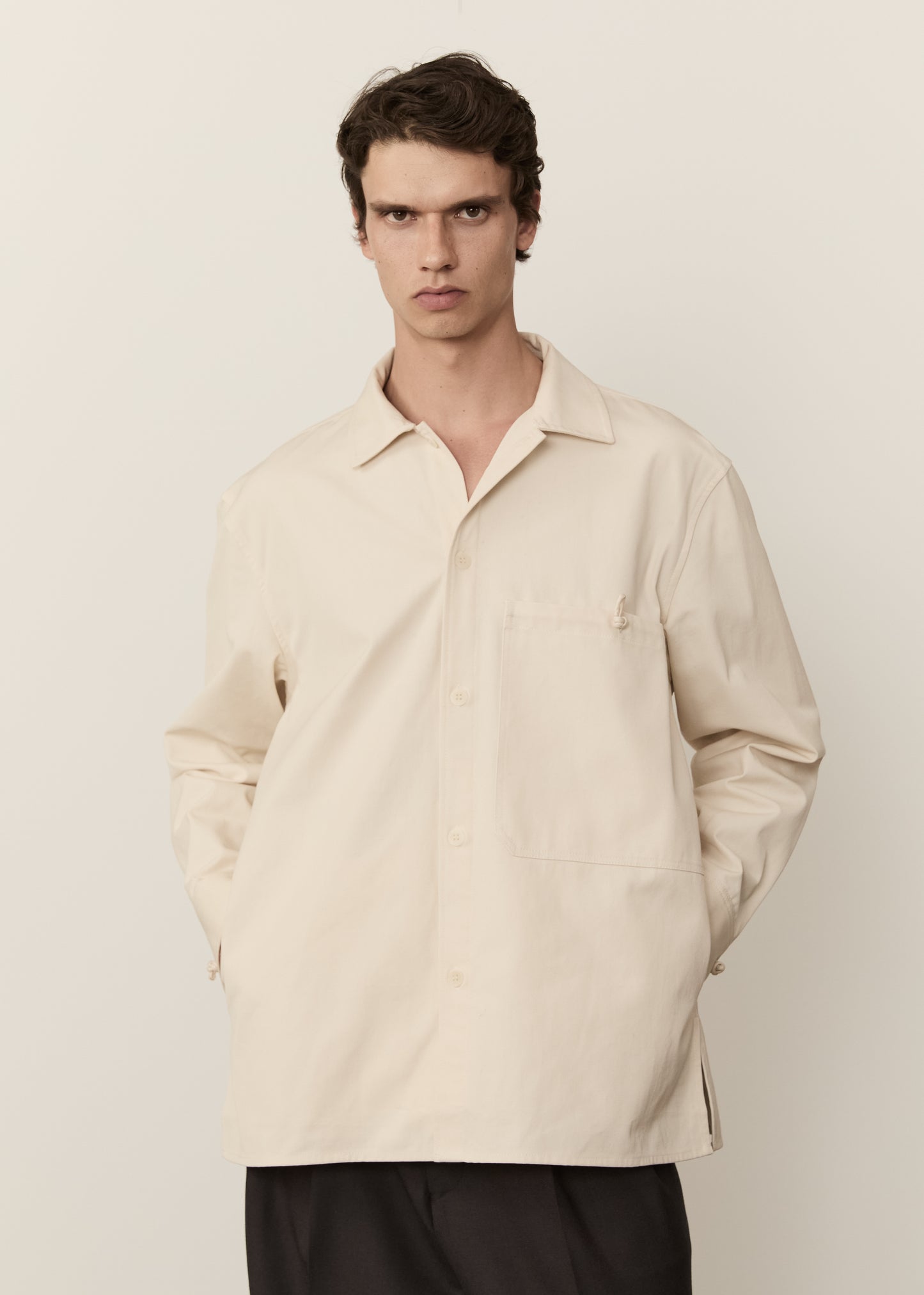 Canvas Shirt Jacket • Natural