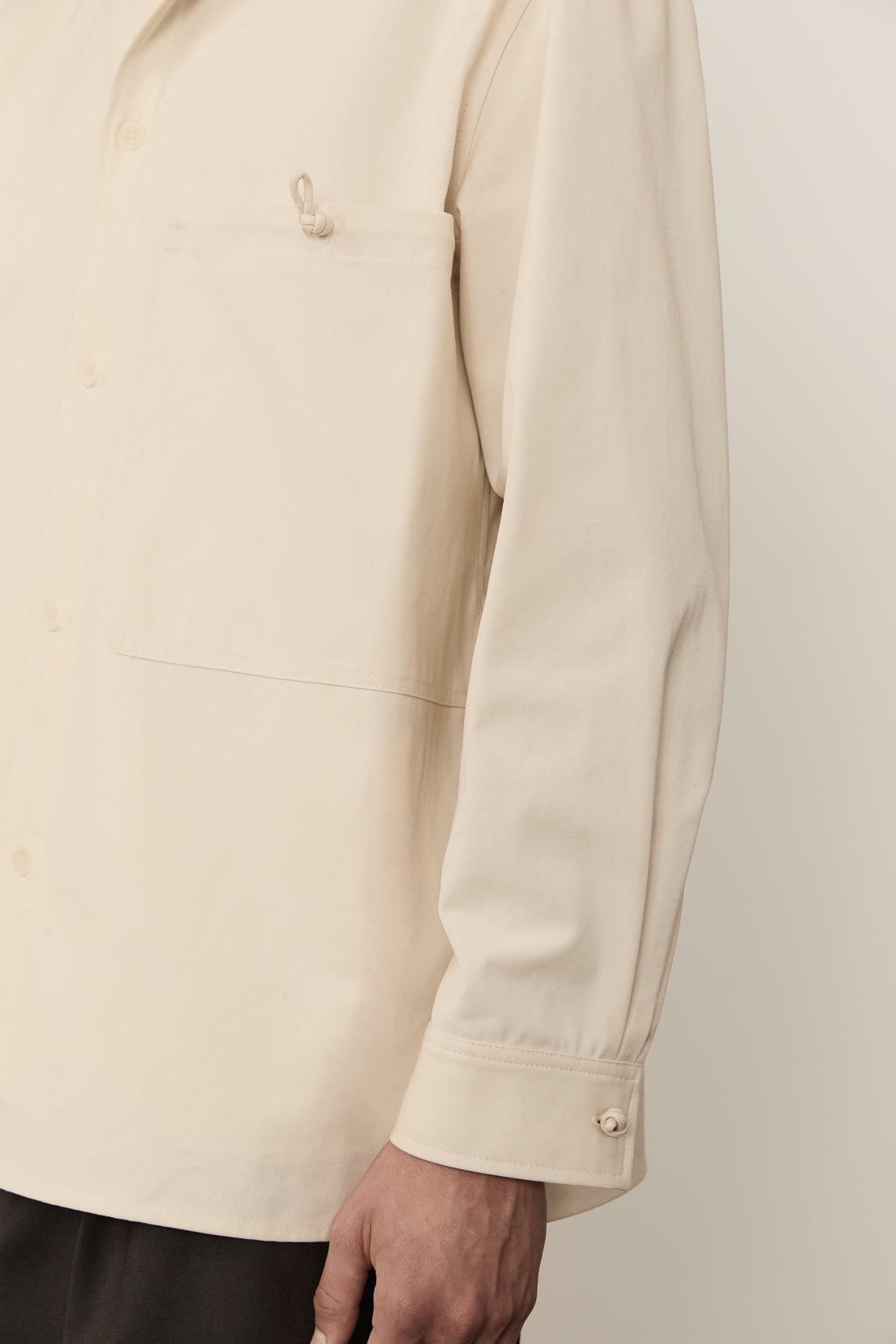 Canvas Shirt Jacket • Natural