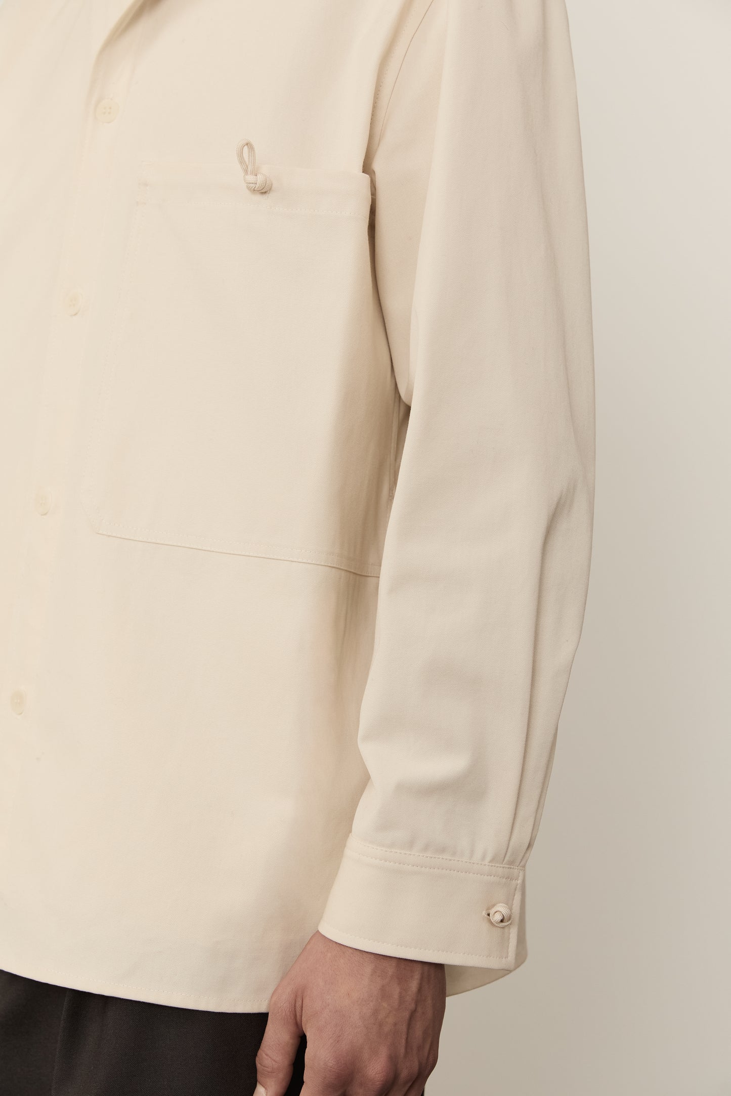 Canvas Shirt Jacket • Natural