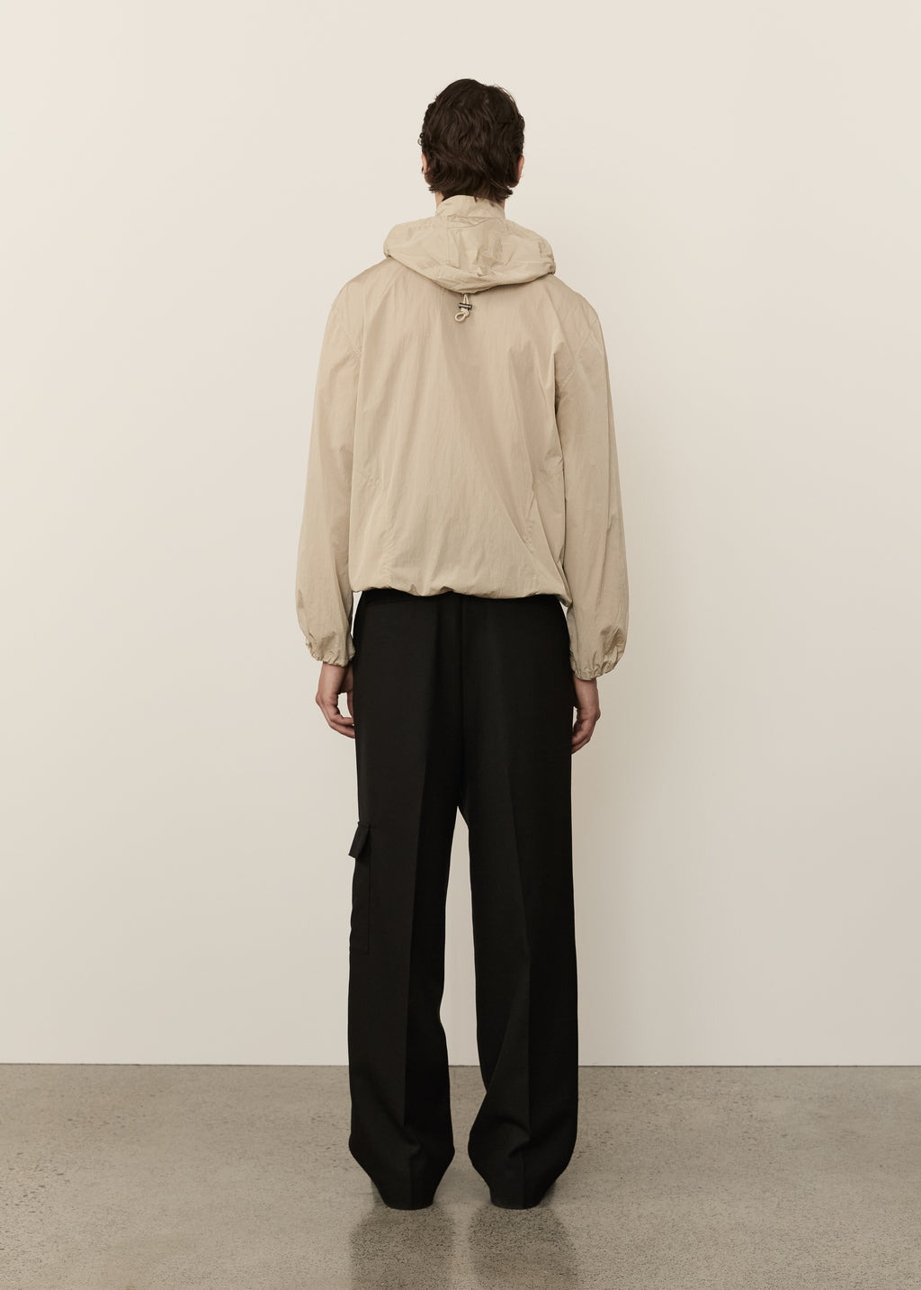 Wool Cargo Trouser • Black