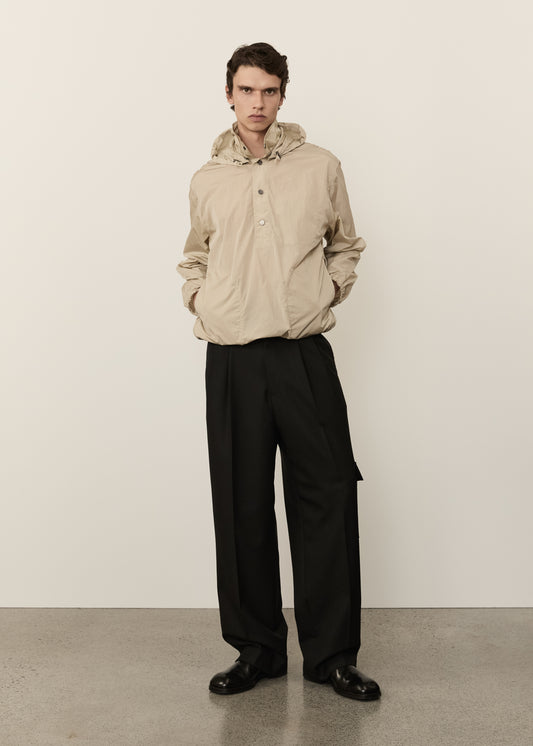 Wool Cargo Trouser • Black