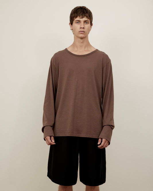 Organic LS T-shirt • Clay